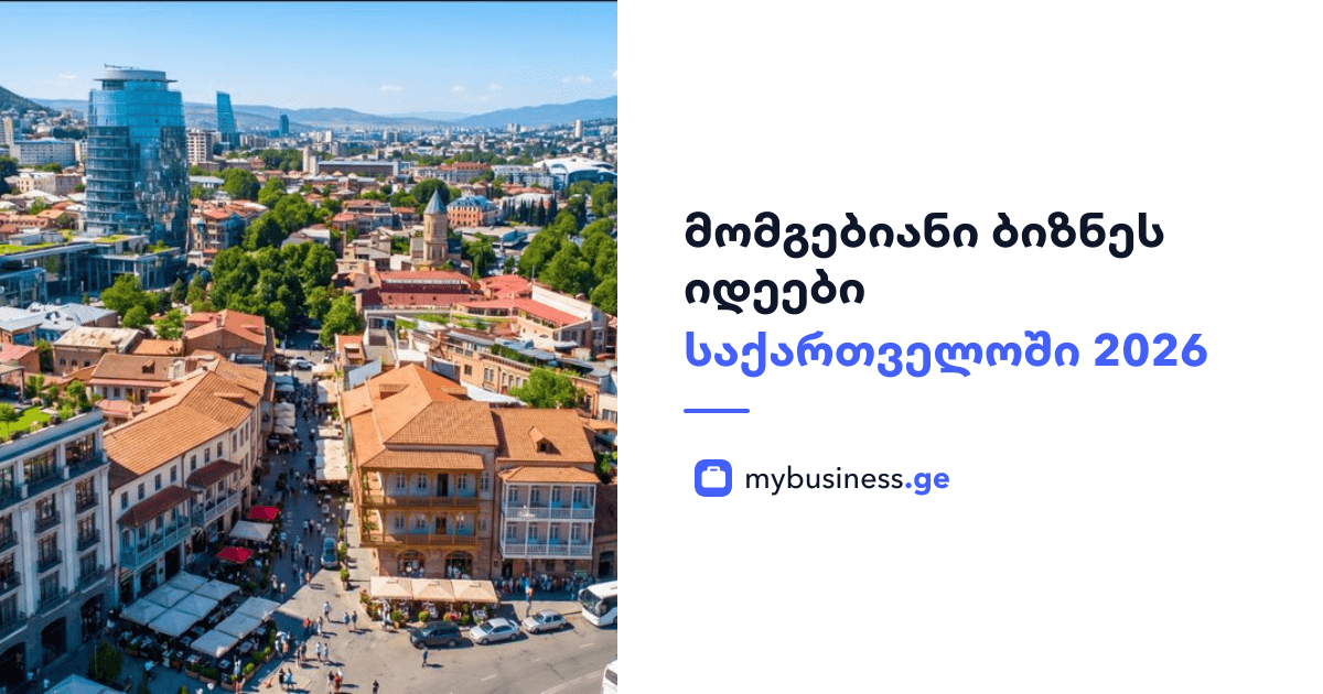 მომგებიანი ბიზნეს იდეები საქართველოში 2026